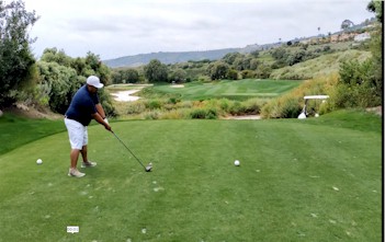 Video thumbnail: Amateur golfer using ZeroGolfTee tee